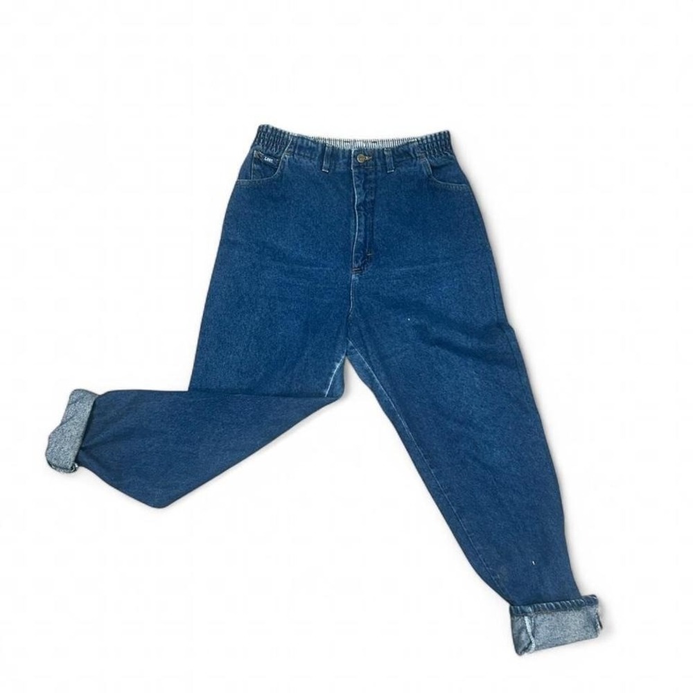 Retro mom jeans 80s/90s Lee denim straight leg jeans size 18 MED 32"30.25" (xl3)